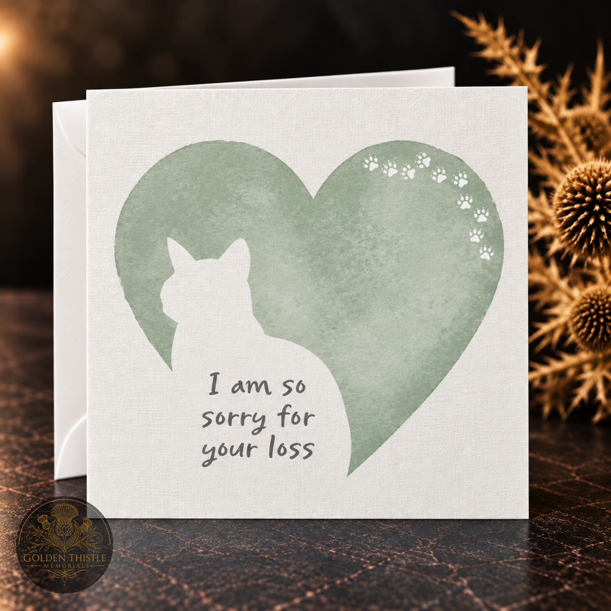 Sympathy Card – Linen Finish