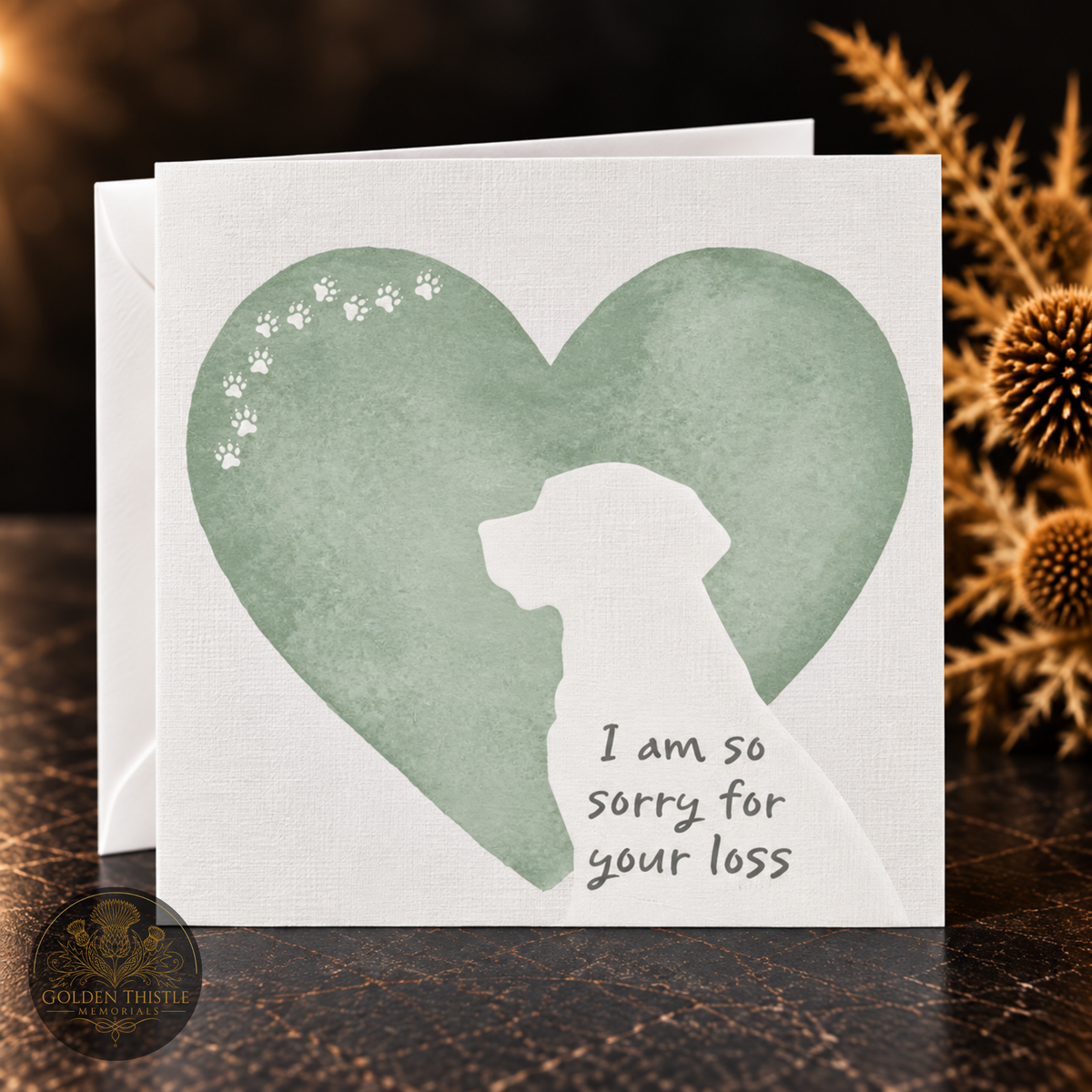 Sympathy Card – Linen Finish