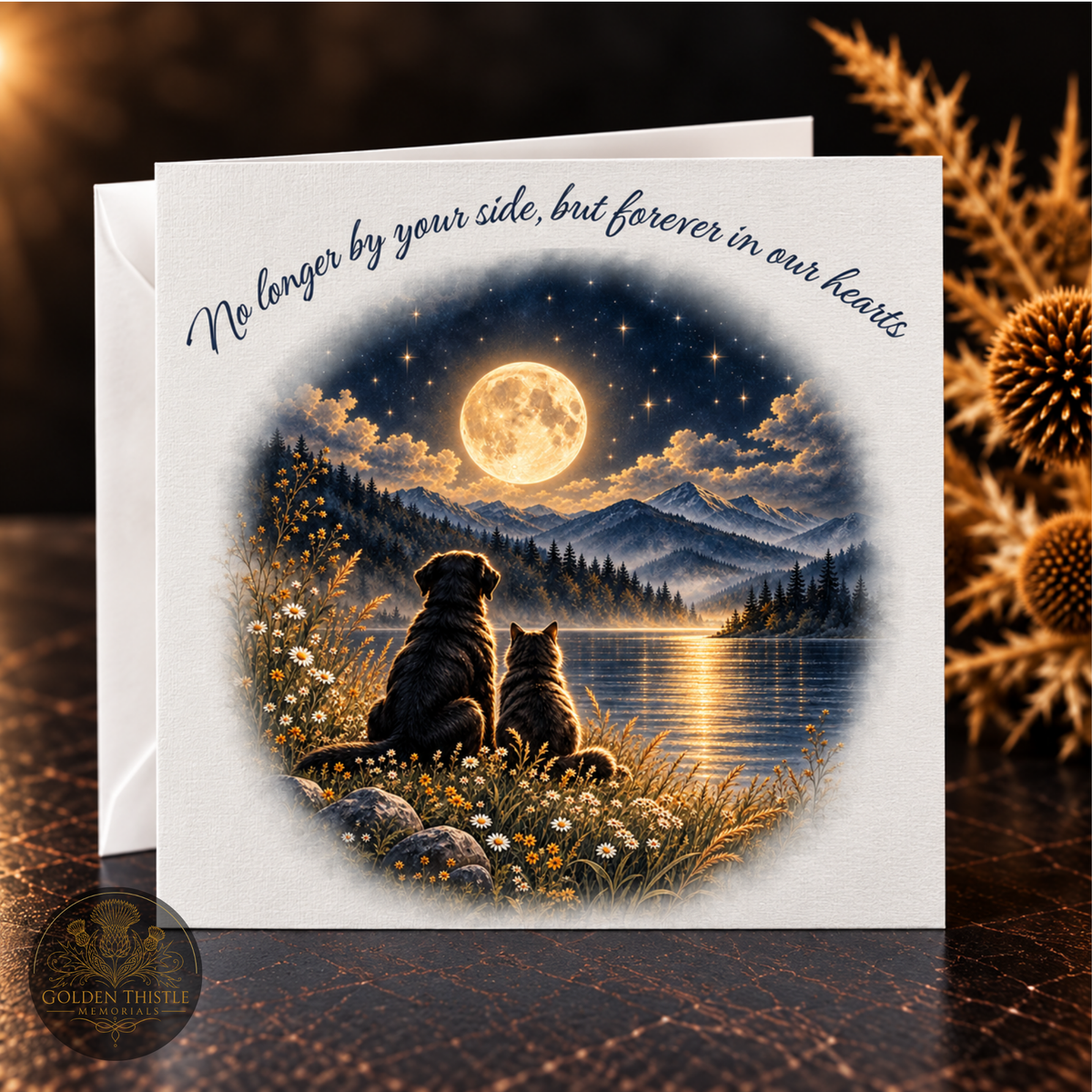 Sympathy Card – Linen Finish