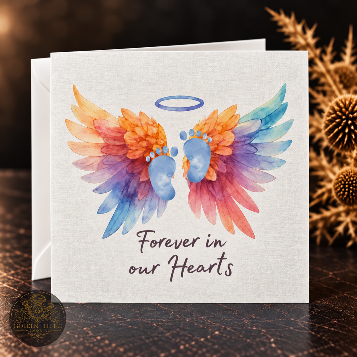 Sympathy Card – Linen Finish