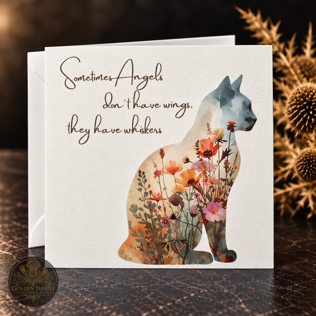 Sympathy Card – Linen Finish